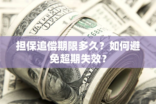 北京担保追偿期限多久?如何避免超期失效? 北京担保追偿期限多久?如何避免超期失效?