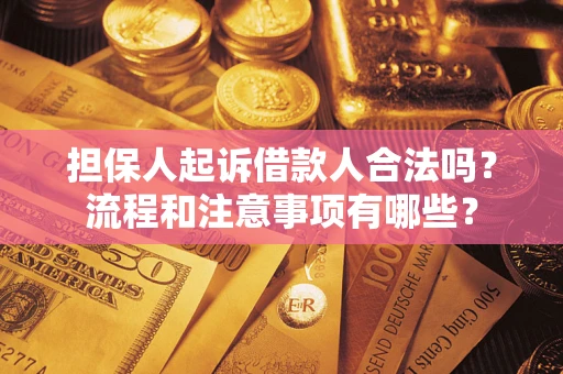 北京担保人起诉借款人合法吗？流程和注意事项有哪些？