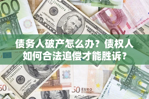 北京债务人破产怎么办？债权人如何合法追偿才能胜诉？