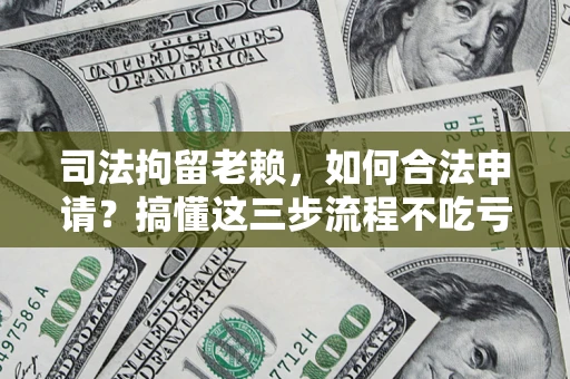 北京司法拘留老赖，如何合法申请？搞懂这三步流程不吃亏！