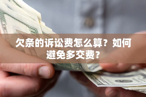 北京欠条的诉讼费怎么算？如何避免多交费？
