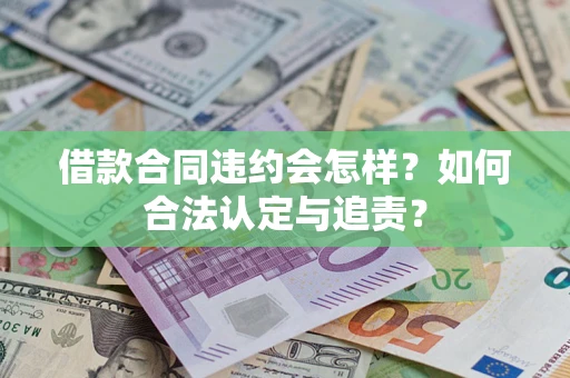 北京借款合同违约会怎样？如何合法认定与追责？