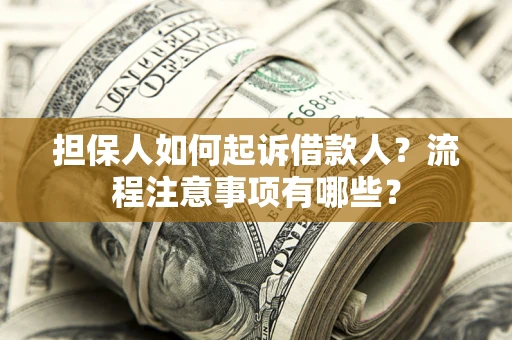 北京担保人如何起诉借款人？流程注意事项有哪些？